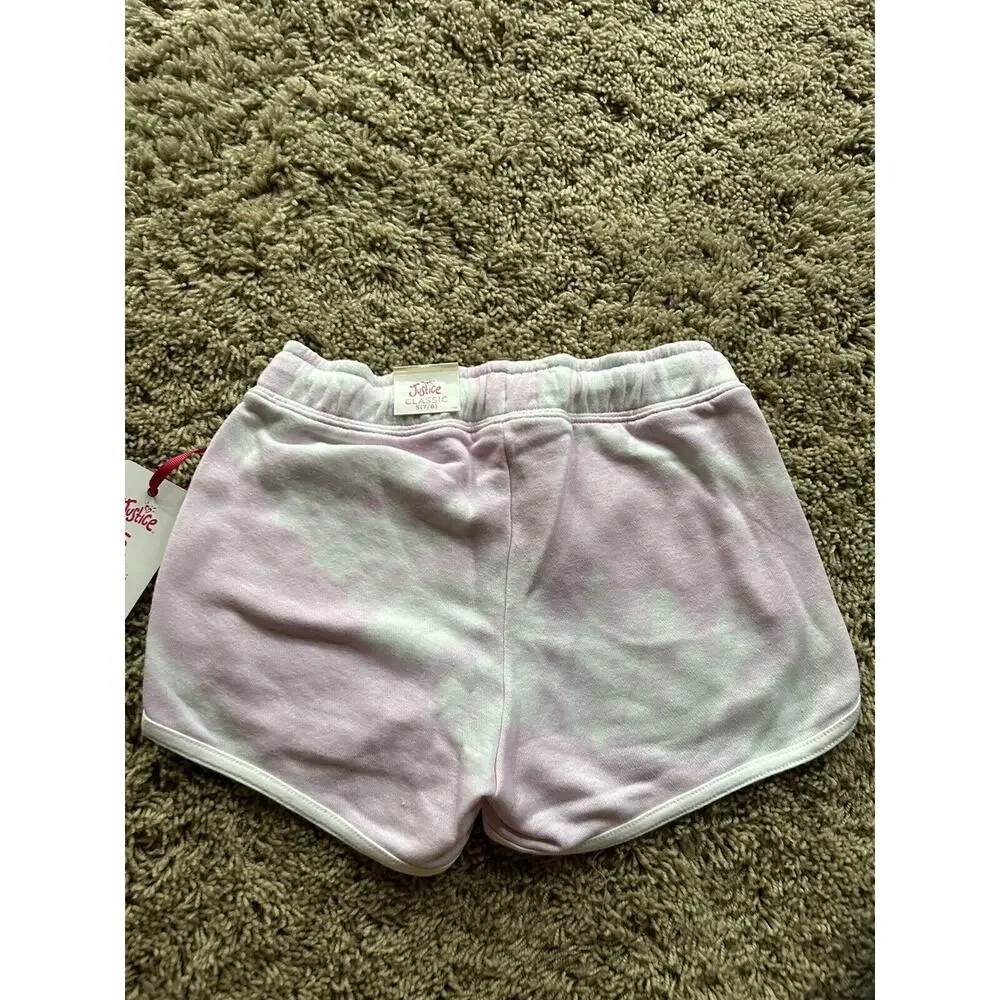 LOT of 3 JUSTICE size 7/8 DOLPHIN SHORTS Pink Green Blue NEW WITH TAGS Q24
